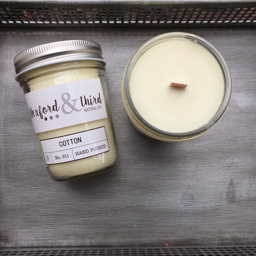 Cotton Wooden Wick Soy Candle